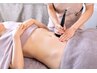 中からしっかり巡る♪ラジオ波温熱【お腹】+ボディケア+冷へッドスパ計105分