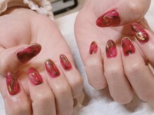 赤ベッコウネイル