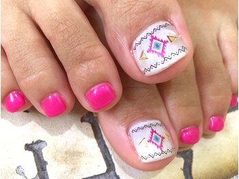 ネイルサロン ティディ(TIDY)/エスニックボーダー♪