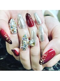 キラキラミラーネイル☆