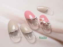 ネイリット 銀座(Nailit)/SNOWFLAKE &nbsp;&nbsp;&nbsp;¥9400【¥10340】