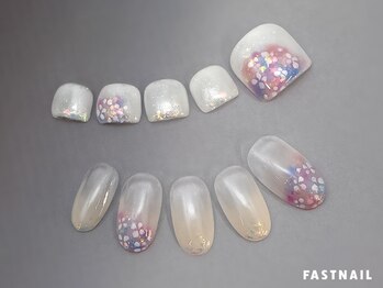ファストネイル ロコ 志免店(FASTNAIL LOCO)/オーロラネイル→写真番号:11709