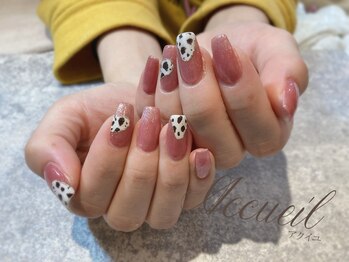 アクイユ 銀座店(ACCUEIL)/ぬりかけアニマルネイル