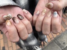 クレセント アイアンドネイル 今泉店(Crescent)/ニュアンスネイル