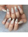 トゥルーネイル 渋谷店(TRU NAIL) White×Dots.  デザインジェル￥6990