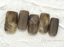 ネイルメゾン 池袋店(NAIL MAISON)/ニュアンスミラー¥7800　