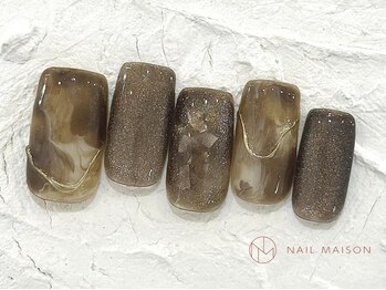 ネイルメゾン 池袋店(NAIL MAISON)/ニュアンスミラー¥7800