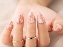 エムスラッシュ ネイル センター北店(M.SLASH)/ニュアンスマーブルデザイン