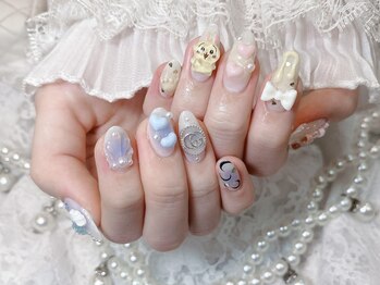 ドールネイル(DOLL NAIL)/チーク　ハートホログラム