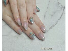 夏色縦グラデーション