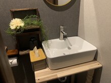 うさぎのひとやすみ/洗面台もどうぞご利用ください