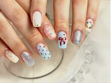 パダアット ヴァラネイル 天神南店(PADA at VALLANAIL)/Xmas詰込みネイル/大人キュート