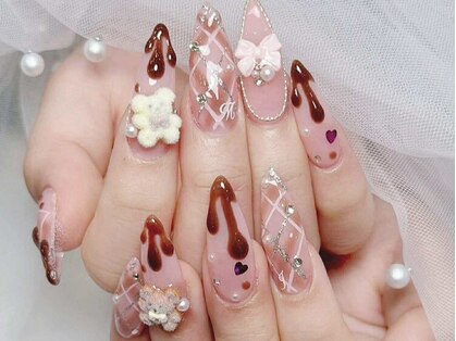 Kira kawaii nail【キラ カワイイ ネイル】持ち込み/長さだし/マグネットの写真