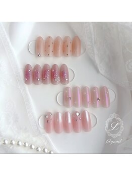 リリーネイル(Lily nail)の写真/1ヶ月以内の再来店でオフ無料♪可愛いネイルをお得に