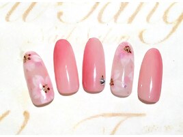 桜ネイル♪￥8600