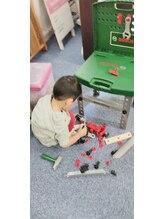 かおりビューティサロン/お子にスタッフが付き添います。