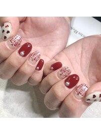 ツイードネイル