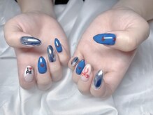 ヤシネイル(Yashi Nail)/ゴージャス持込　ハートネイル