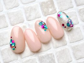 肌馴染みベージュネイル