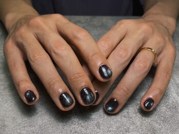 オムネイル 渋谷(HOMME NAIL)/マグネットネイル ¥6.600