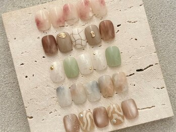 シエルクネイル(CieLc nail)の写真/デザイン決まっていなくても大丈夫◎可愛いサンプルデザイン作ってお待ちしてます♪