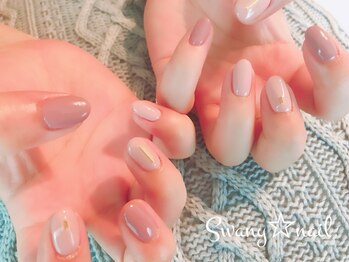 スワニーネイル(Swany nail)/スモーキー オータムカラー