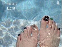 ネイルアート エクリ(Nail Art:Ecrit)/【サマーフットネイル】