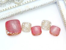 ネイル アンド アイラッシュ虹/フットネイル