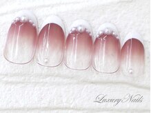 ラグジュアリーネイルズ アカバネ(Luxury Nails Akabane)/グラデーション&フレンチ