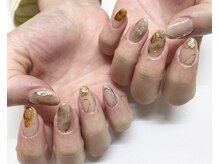 クラル 平塚店(CURAR)/透け感アートネイル