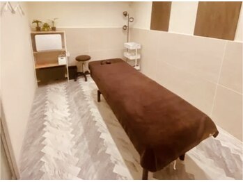 頭ぅ楽/全身コース店内風景 当ビル2階