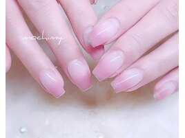 ＊ピンクグラデ×ラメライン＊