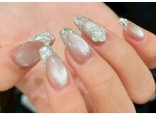 ネイルアンドアイラッシュスタジオ シュシュ(chouchou)/うるうるマグ・ガラスフレンチ