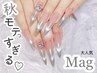 チップ長さだし+マグネットフレンチ/ハートマグネット/ビー玉マグネット8980