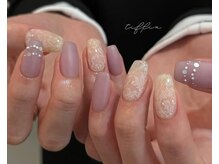 ネイルサロン ティフィン(tiffin)/～マットホロフレンチ～