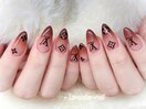 ブラウン★ブランドネイル