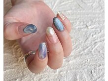 アイネイルズ 梅田店(I nails)/マグネットニュアンスネイル