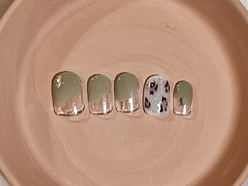 カラ ネイル 中津店(calla nail)/大人気!ヒョウ柄ネイル