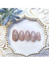 ピオニーネイル(peony nail)/シフォンフラワー