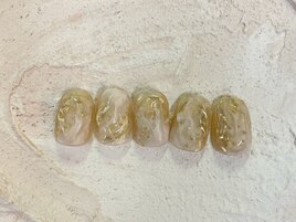 凹凸ニュアンスネイル
