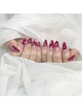 アン ジョーヌドラゴ/【自爪ネイル】ピンクゴテゴテ