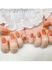 秋色オレンジカラー♪