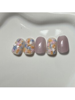 エミュ(emu)/yuna定額design 2本アート ¥8800