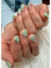 ネイルベース ネイル ケア サロン ミウラ(miura)/ミントネイル
