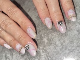 大理石風ネイル☆