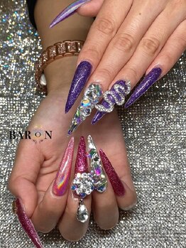 バロン 平塚店(BARON)の写真/お気に入りのデザインがきっと見つかる♪SNSでも人気のスカルプアートは”BARON”お任せください★