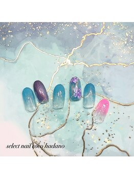 セレクトネイル ココ 秦野店(SELECT NAIL COCO)/5&6月ハンド　あじさい　