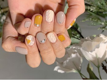 ネイルズ ララ(nails Lala)/knit × argyle