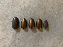 秋色マットネイル☆