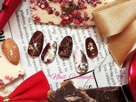 【限定】バレンタインネイル♪